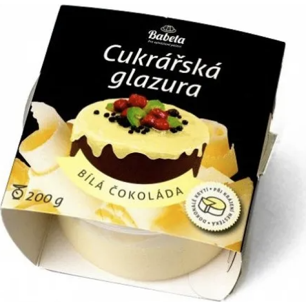 Cukrárenská glazúra biela čokoláda 200 g - Kovandovi - Kovandovi