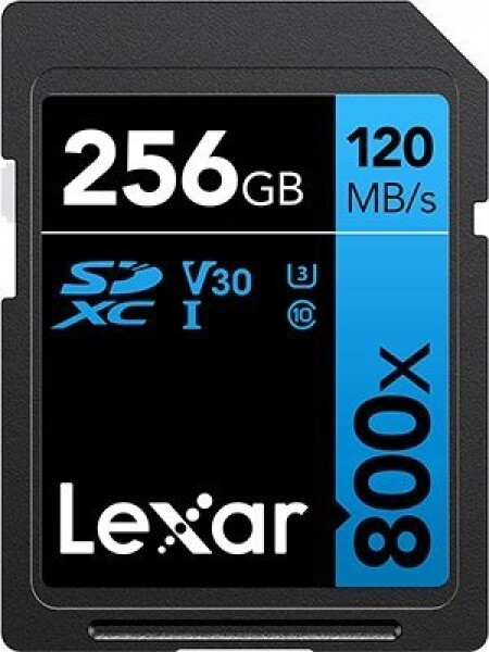 Lexar 800X Pro SDXC 256 GB Class 10 UHS-I/U3 V30 (LSD0800P256G-BNNNG)