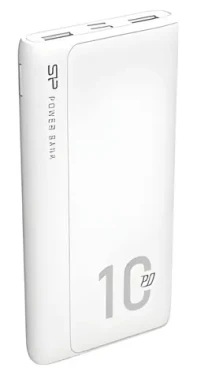 Silicon Power QP15 10000 mAh biela / Power Bank / Li- POL / Fast Charge (SP10KMAPBKQP150W)
