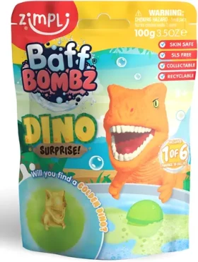 ZIMPLI KIDS Šumivá bomba do kúpeľa Dinosaurus