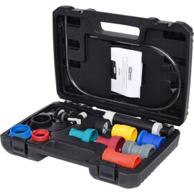 KS Tools 150.2065 Univerzálna servisná sada na diagnostiku chladiaceho systému, 12 ks; 150.2065
