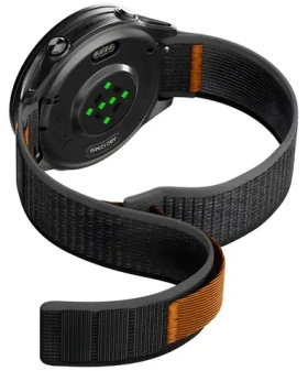 Spigen Athlex Air remienok pre Garmin QuickFit 22mm čierno-oranžová / Remienok / Nylon / Quick Fit / 155-245 mm (AMP11425)