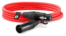 Rode XLR3M- R červený / Audio kábel XLR / 3 m (XLR3M-R)