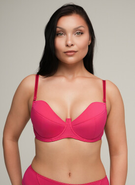 Ava 2204 Fuchsiová push-up podprsenka fuchsie 80E