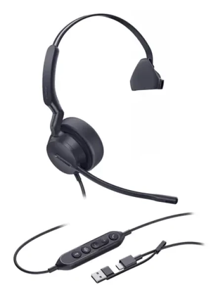 Yealink UH42 Mono Teams USB-C/A / Mono náhlavná súprava / mikrofón / USB-C USB-A (UH42 MONO TEAMS USB-C/A)