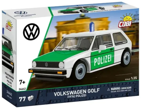 Cobi 24642 Stavebnica Volkswagen GOLF 1974 Polícia