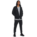 Mikina Under Armour Rival Fleece FZ Hoodie Black/ White L