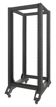Lanberg OR01-6827-B čierna / Otvorený stojanový rozvádzač / 19" / 27U / Šírka 600 mm / Hĺbka 800 mm (OR01-6827-B)