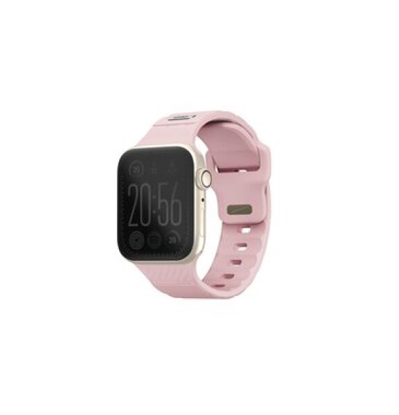 UNIQ Stride FKM remienok pre Apple Watch 42 41 40 mm - PALE PINK (ružová) (8886463688533)