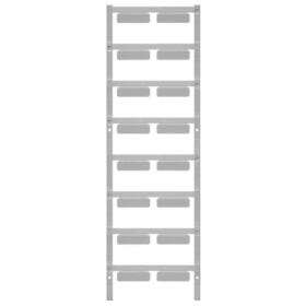 Weidmüller 1079470000 SM 27/8 MC NE GR značenie prístrojov Druh montáže: nalepenie Potlačiteľná plocha: 8 x 27 mm sivá Počet markerov: 80 80 ks; 1079470000