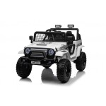 Mamido Mamido Elektrické autíčko OFF ROAD EXTREME 4x4 biele 24V | 200W | 50 kg | EVA | LED | 2,4 Ghz | ECO koža