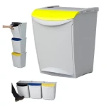 Denox Ekosystem žltý / Odpadkový kôš / Triedený odpad - plast / 25 l (24300.102)