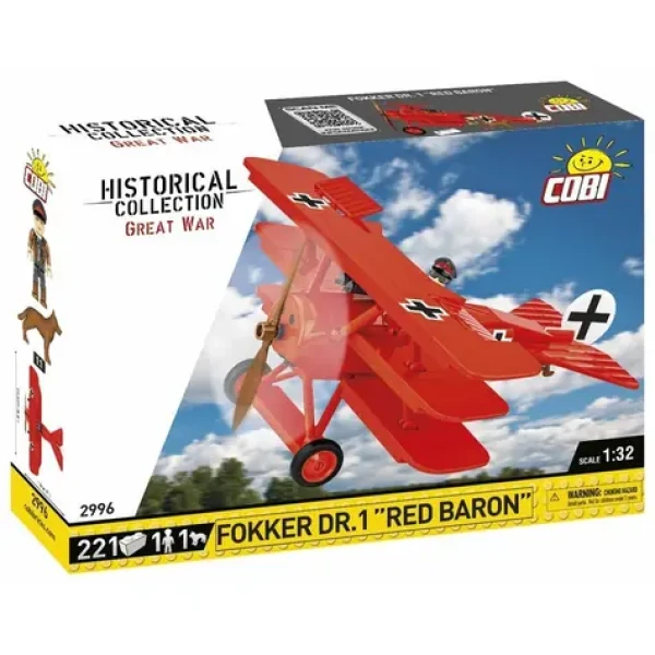 Cobi 2996 Great War Fokker Dr. Aj Red Baron