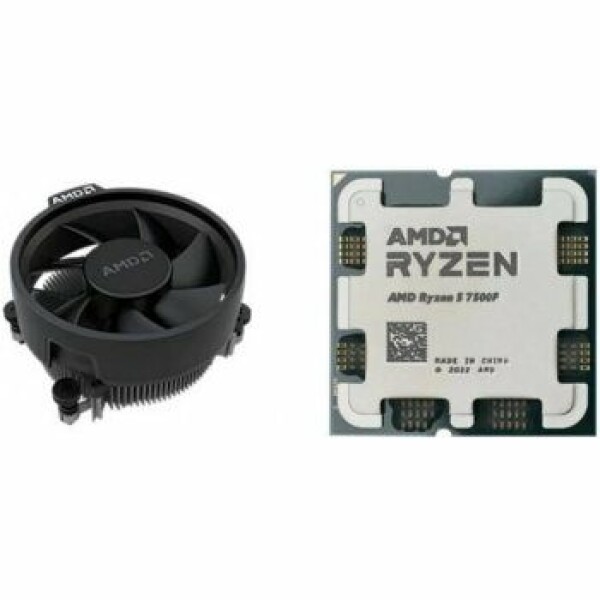 AMD RYZEN 5 7500F @ 3.7GHz / Turbo 5.0GHz / 6C12T / L2 6MB L3 32MB / AM5 / Zen 4 / 65W (100-100000597MPK)