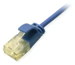 Equip SlimFlex modrá / Patch kábel / Cat6a U/UTP / 5 m / LSZH / PoE+ (626307)