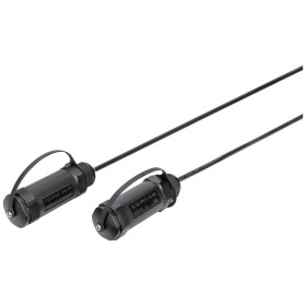 Digitus HDMI prepojovací kábel Zástrčka HDMI-A 30 m čierna AK-330130-300-S pozlátené kontakty, Odolné voči obrusu, dvojžilový tienený, jednoduché tienenie,; AK-330130-300-S
