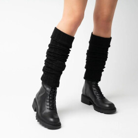 Dámske vlnené návleky na ruky art.068 Black - Steven UNI černá