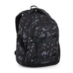 Školský set Bagmaster NOMAD 25 B Set Black/grey