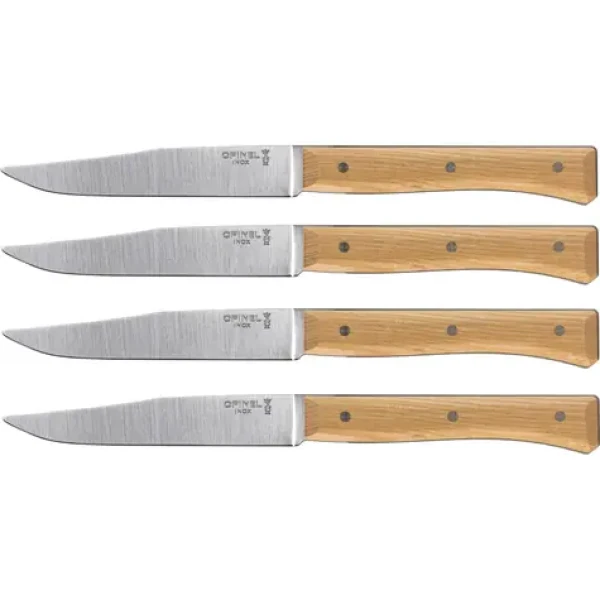 Opinel Facette 11 cm jaseň / Sada stolových nožov / 4 ks (2496)