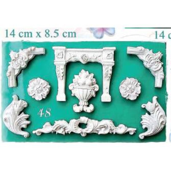 Siliconová forma ornamenty - Galias Moulds - Galias Moulds