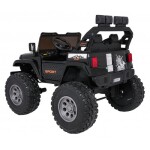 Mamido Elektrické autíčko Extreme Sport 4x4 s premenlivou veľkosťou čiernej