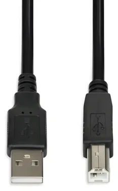 Ibox IKU2D čierna / USB kábel / USB 2.0 / USB-A - USB-B / 1,8 m (IKU2D18)