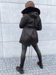 Dámska zimná bunda typu parka GODDESS TY3867 čierna – FashionStreet L