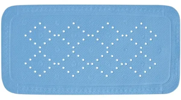 Spirella ALASKA protišmyková podložka do vane svetlo modrá / PVC / 91 x 36 cm