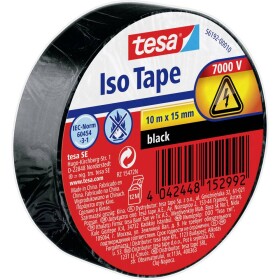 Tesa 56192-00010-22 izolačná páska čierna (d x š) 10 m x 15 mm 1 ks; 56192-00010-22