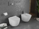 MEXEN/S - Lena Závesná WC misa vrátane sedátka s slow-slim, duroplast, biela 30224000