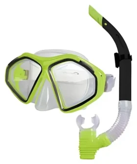 Spokey KRAKEN II limetka / Sada šnorchlovacích okuliarov a šnorchlu (5901180398770)