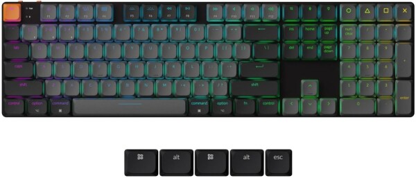 Keychron K5 v2 QMK/VIA Keychron Super Red (4895248888888)