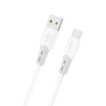 Dudao Dátový kábel L25ST / USB-A / USB-C / 5A / 1 m / biela