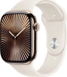 Apple Watch 10 GPS + Cellular 46mm Gold Titanium M/L Biely (MWYY3QF/A)