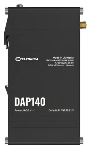 Teltonika DAP140 / Prístupový bod / Wi-Fi 4 / Mesh / 2,4 GHz / DIN lišta / PoE (DAP140000000)