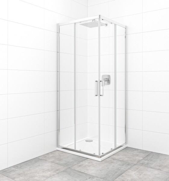 Sprchovací kút štvorec 80x80 cm SAT TEX SATBKTEXQ80CRT SATBKTEXQ80CRT