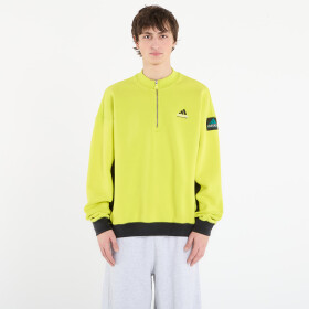 Mikina adidas Equipment Blocked Half-Zip Acid Yellow M