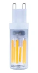 SEGULA LED Pin 3W(26W) číra / LED žiarovka / G9 / 260lm / 2200K / stmievateľná (55864)