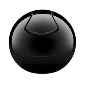 Spirella BOWL mini výklopný odpadkový kôš 1 L komplet čierny/plast (7610583151391)