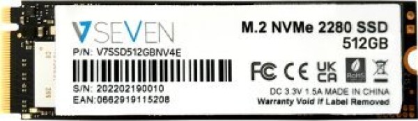 V7 512GB M.2 2280 PCI-E x4 Gen4 NVMe (V7SSD512GBNV4E)