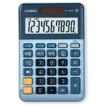Casio MS-100EM / Kalkulačka / stolný / 10miestny LCD displej / solárne a batériové napájanie (MS-100EM)