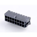 Molex vstavaná pinová lišta (štandardná) Počet pólov 16 Raster (rozteč): 3.00 mm 430451608 1 ks Tape on Full reel; 430451608