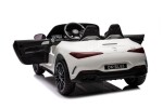 Mamido Mamido Elektrické autíčko Mercedes AMG SL63 4x200W 24V biele EVA, ECO koža