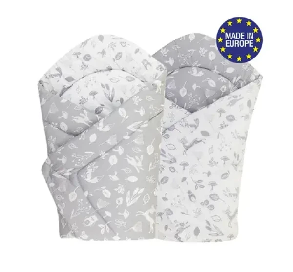 Bomimi Rýchlozavinovačka soft obojstranné zvieratká, šedá (BO2206GRY010)