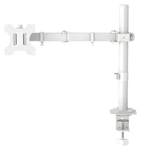 HAMA Stolný držiak pre 1 monitor 35" biela / Stolný držiak / 1 rameno / VESA 75x75-100x100 / nosnosť 12 kg (220902)