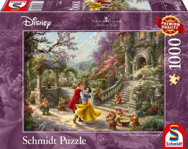 Schmidt Puzzle Disney: Snehulienka tancujúca v slnečných lúčoch