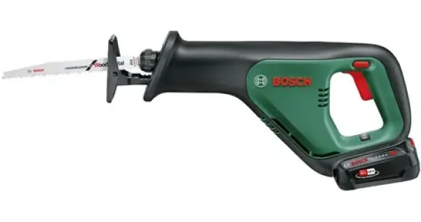 BOSCH AdvancedRecip 18 zelená/čierna / Aku šabľová píla / 18V / SDS upínanie / Li- ION 2,5 Ah (06033B2403)