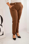 Dámske bavlnené nohavice nadmernej veľkosti s elastickým pásom Camel 9XL
