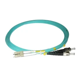 Xtendlan FO patch LC-ST / Optický patch kábel / 10 m / 50/125 OM3 duplex / LS0H (FOP-LCST-D-10-50-OM3)