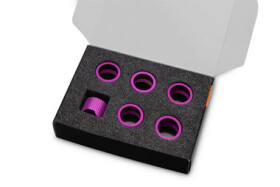 EKWB EK- Quantum Torque Compression Ring 6-Pack STC 16 - Purple (3831109834848)